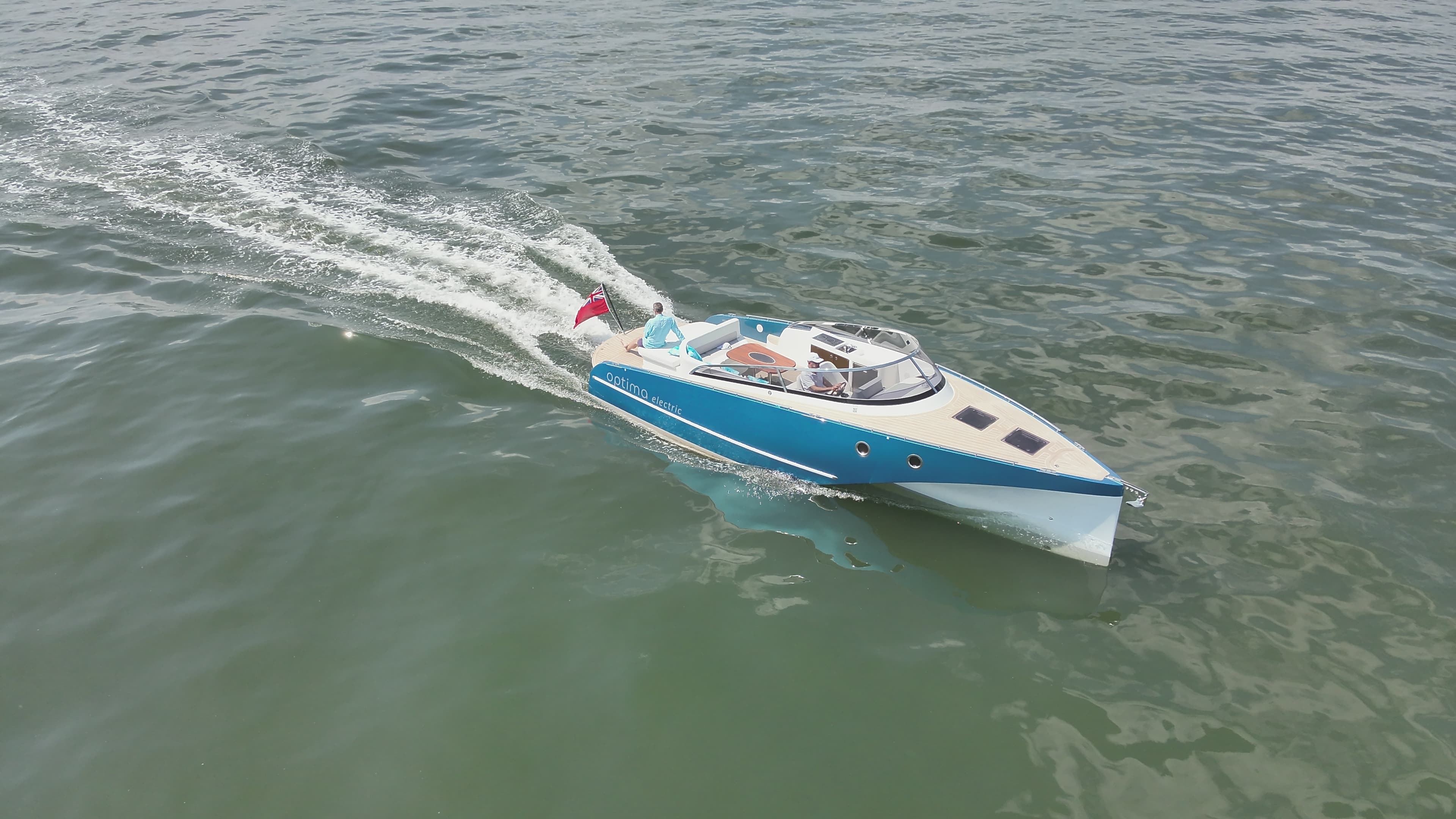 Optima electric yacht